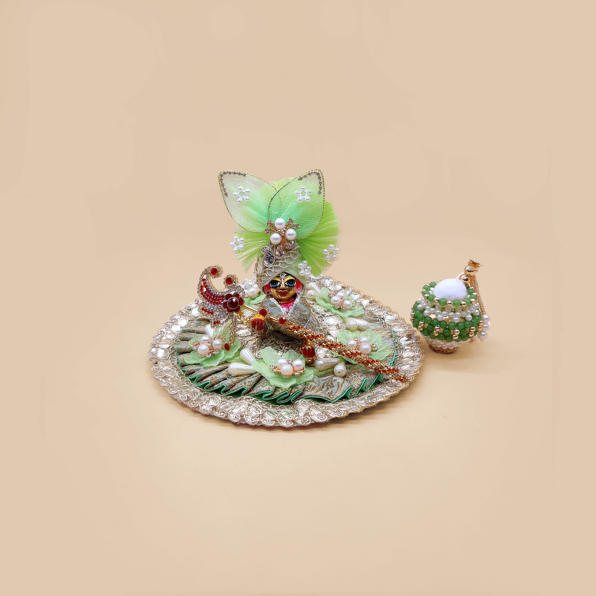 The Pichwai Garden | Classic Janmasthami box in green